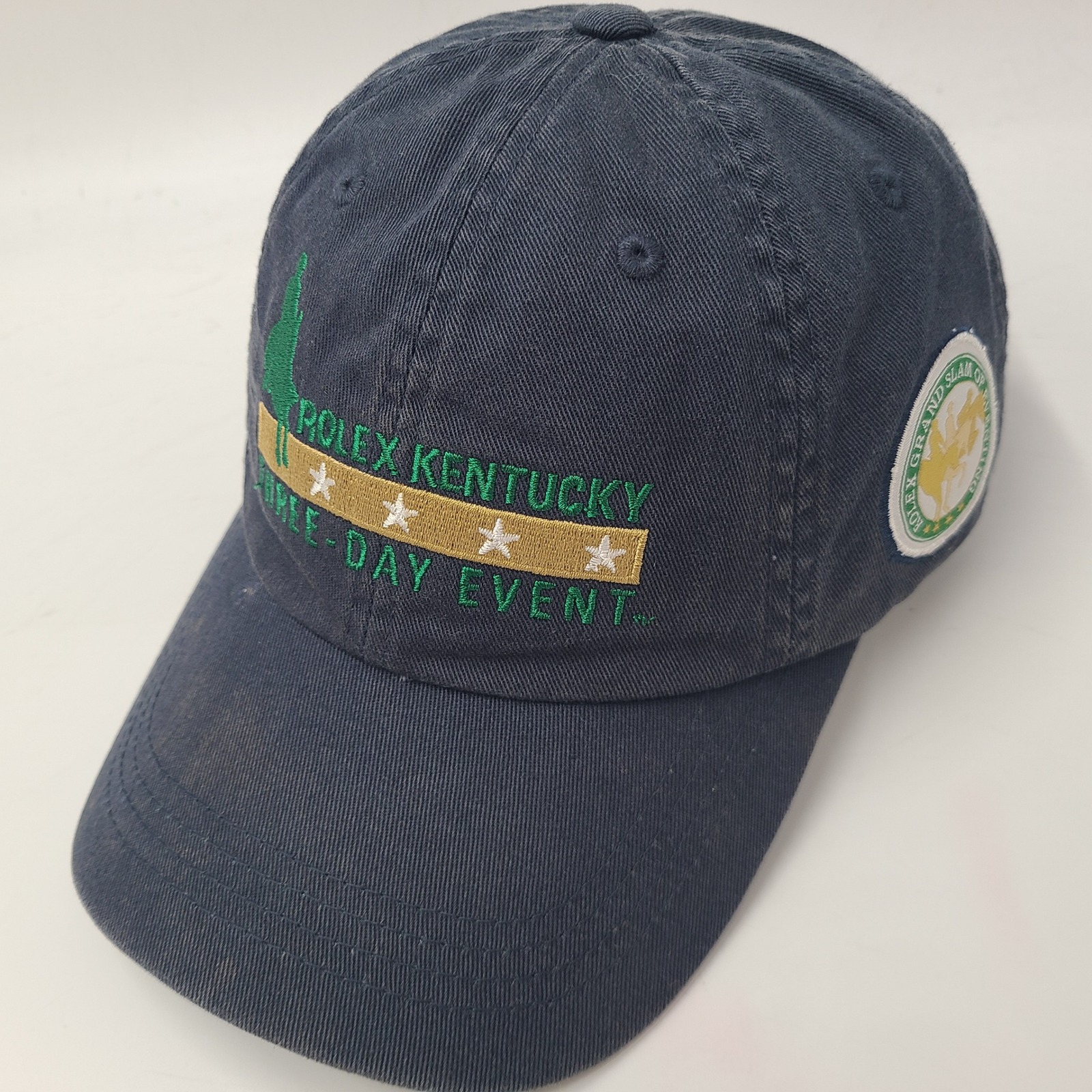 Rolex Kentucky ThreeDay Event Hat Strapback Blue Green Derby Horse Racing 2017 Rolex Kentucky ThreeDay Event Hat Strapback Blue Green Derby Horse Racing 2017